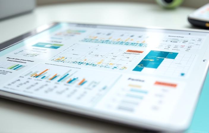 Interface mockup of the Nimbus Insights interactive risk matrix and data maps